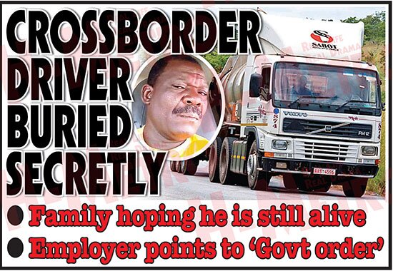 ZIM DRIVER BURIED SECRETLY