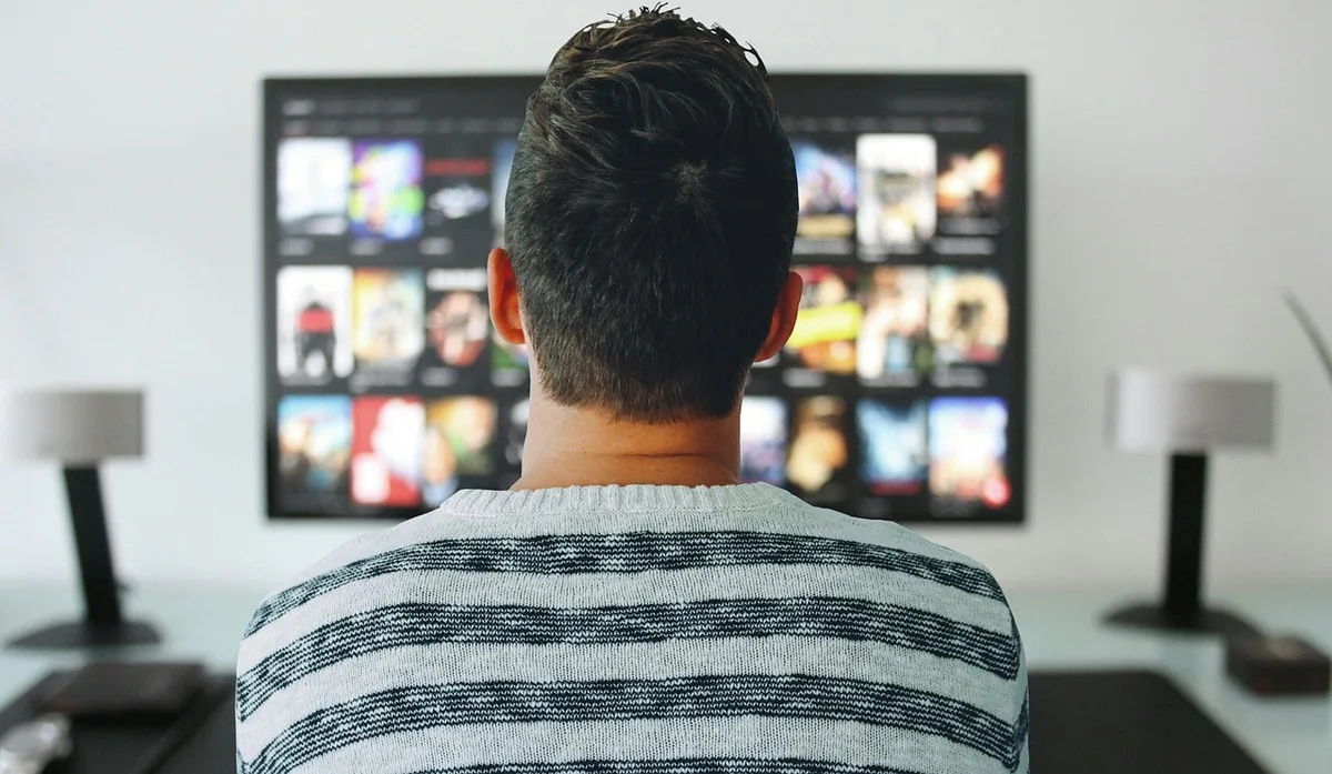 Competitive digital landscape with streaming platforms and online content services